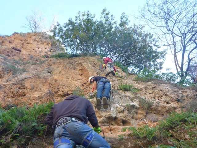 Escalerilla en Tajo de Ronda